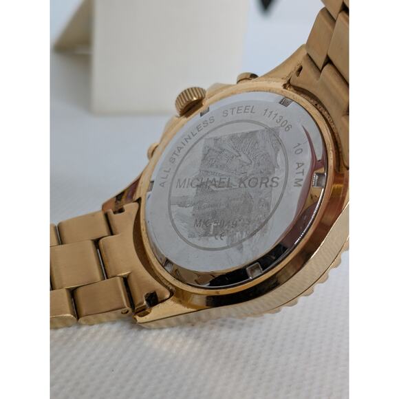 Michael Kors Runway Silver Dial Silver Steel Strap Watch for Women - MK5428 - Picture 5 of 6